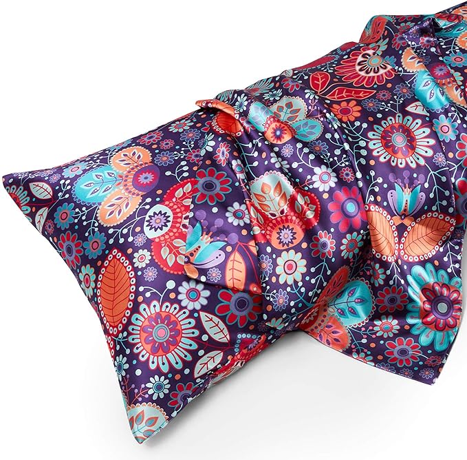 MR&HM Satin Body Pillow Cover, Soft and Breathable Body Pillow Case by MRHM