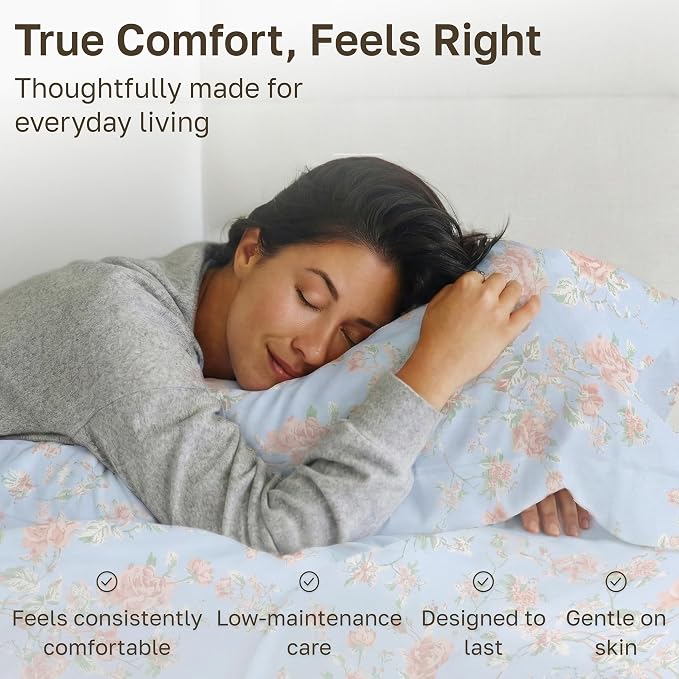 California Design Den Soft Cotton Bed Sheets Full Size Set, 400 TC Good - Image 6