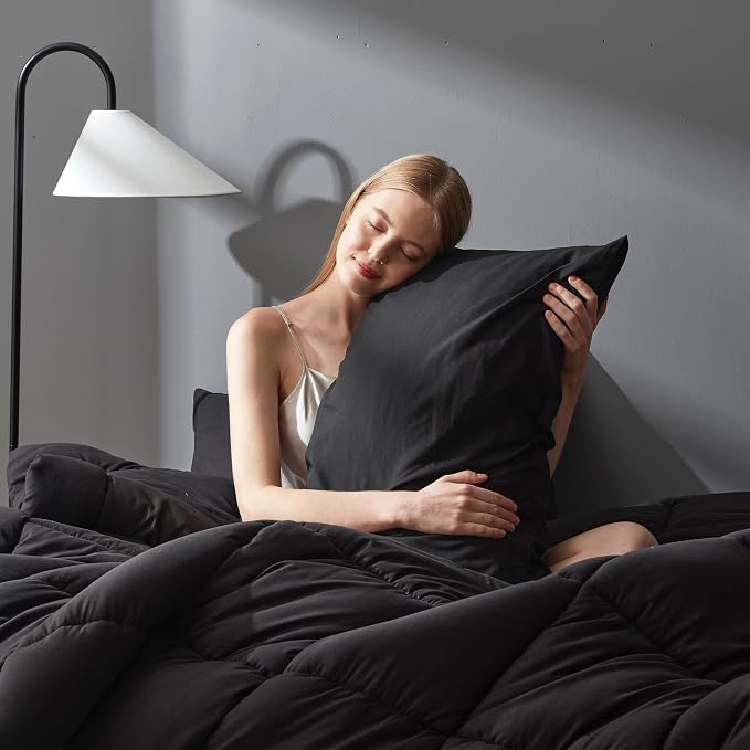 DOWNCOOL Queen Comforter Set -All Season Queen Bed Set - Image 3