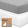KeaBabies 2-Pack Organic Crib Sheets by KeaBabies