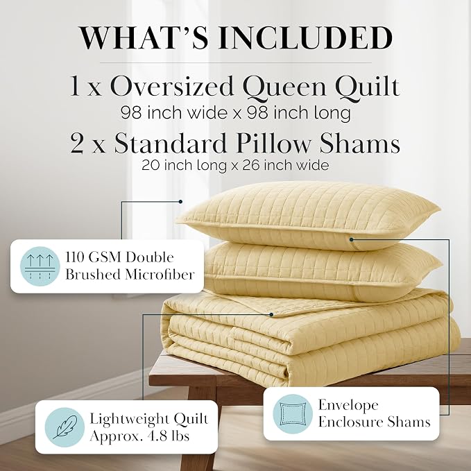 Southshore Fine Living, Inc. Full/Queen Quilt Bedding Set, Cozy Coverlet Queen - Image 2
