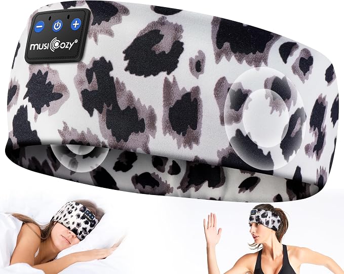 MUSICOZY Sleep Headphones Bluetooth 5.4 Headband, Wireless Earphones Music by MUSICOZY