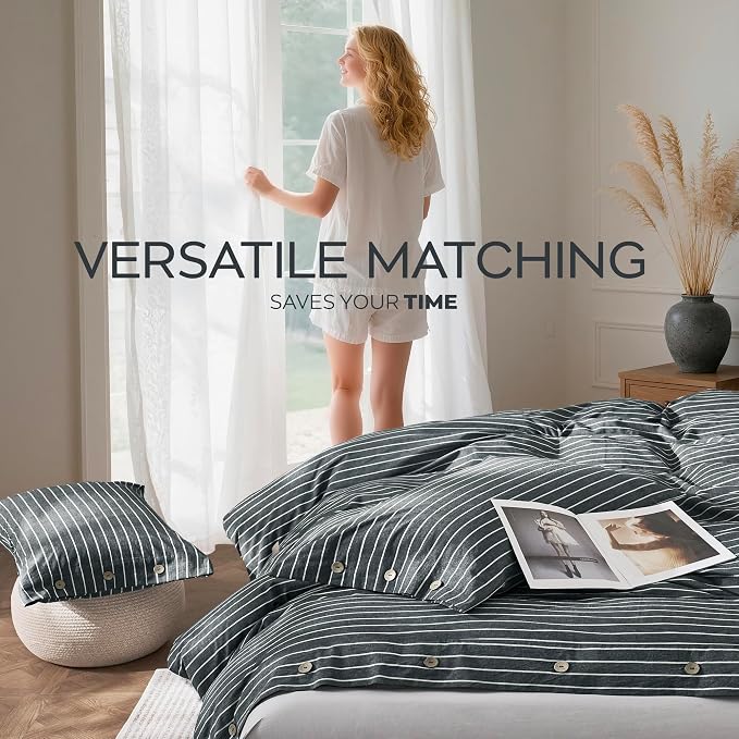 JELLYMONI Cotton Duvet Cover King Size - Image 5