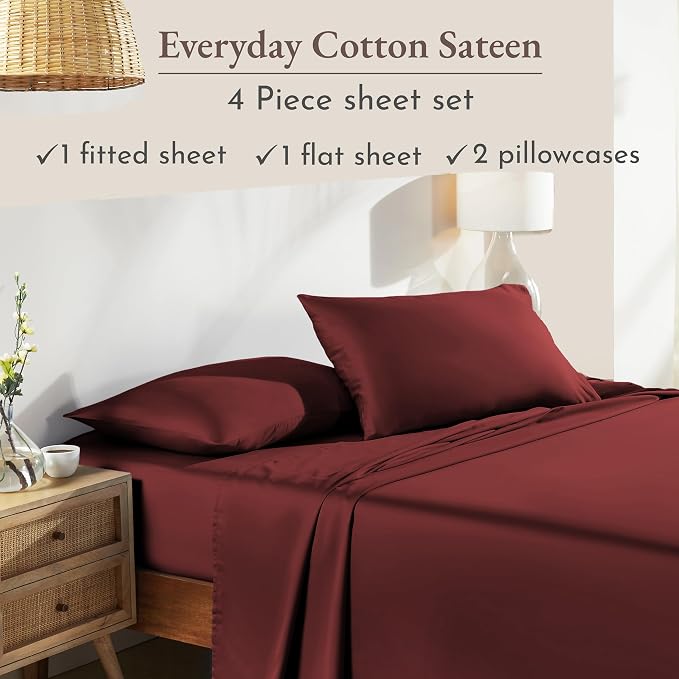 California Design Den Deep Pocket Queen Sheets Set - Image 4