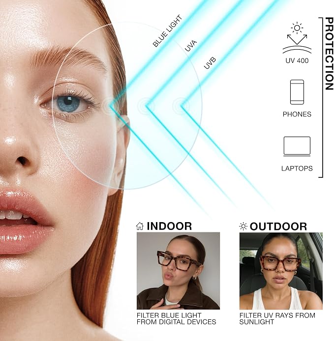 livho Oversized Eyewear Frame for Woman and Men - Image 3