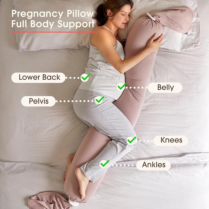 bbhugme Adjustable Pregnancy Pillow – Full Body Support - Image 3