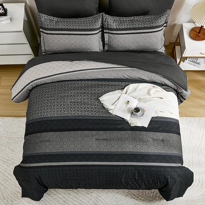 WONGS BEDDING Twin Comforter Set 6 Pieces, Soft Lightweight Micorfiber Bedding - Image 4