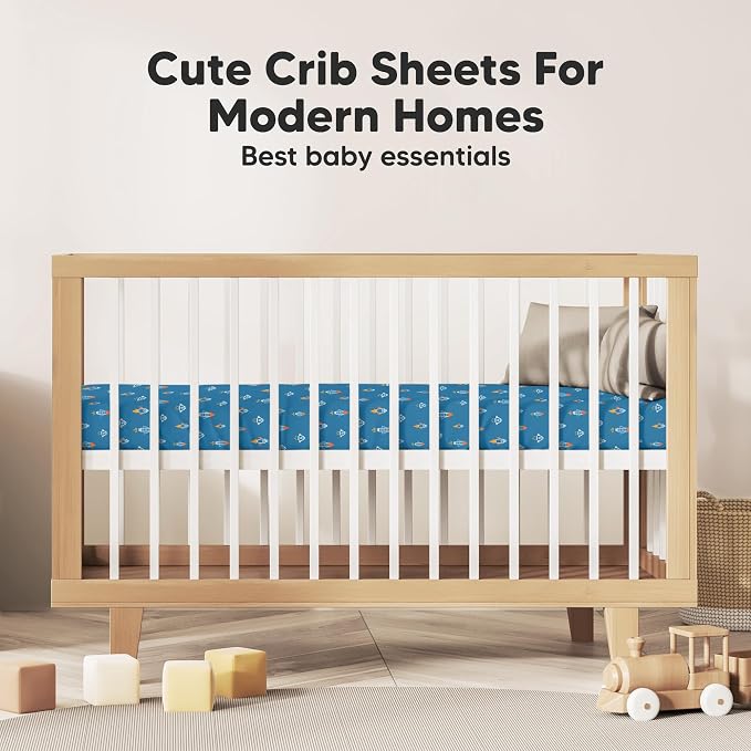 KeaBabies 2-Pack Organic Crib Sheets - Image 8