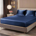 BEDELITE Satin Fitted Sheet and Pillowcases Set, Luxury Soft Similar to Silk by BEDELITE