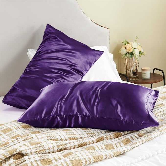 BEDELITE Satin Pillowcase for Hair and Skin, Super Soft and Cooling Similar to - Image 8