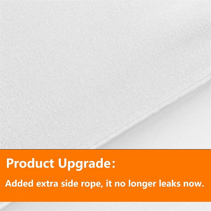 TAIMIT White King Size Comforter Set - Image 3