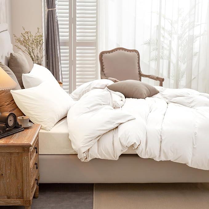 PURE ERA Jersey Knit Duvet Cover Set 100% T-Shirt Cotton Super Soft Comfy 3pc - Image 2