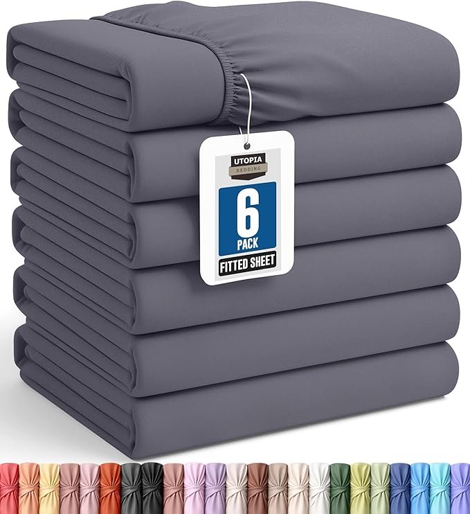 Utopia Bedding Twin Fitted Sheets by UTOPIABEDDING