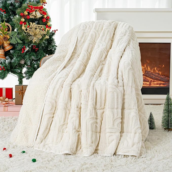 Cottonblue Jacquard Weighted Blanket - Image 9