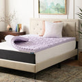 LUCID Lavender Infused 3 Inch Memory Foam Mattress Topper by Lucid