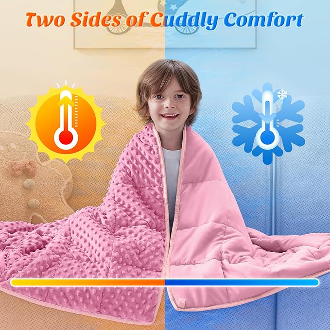 anfie Weighted Blanket Kids Weighted Blanket Cooling Blanket - Image 2
