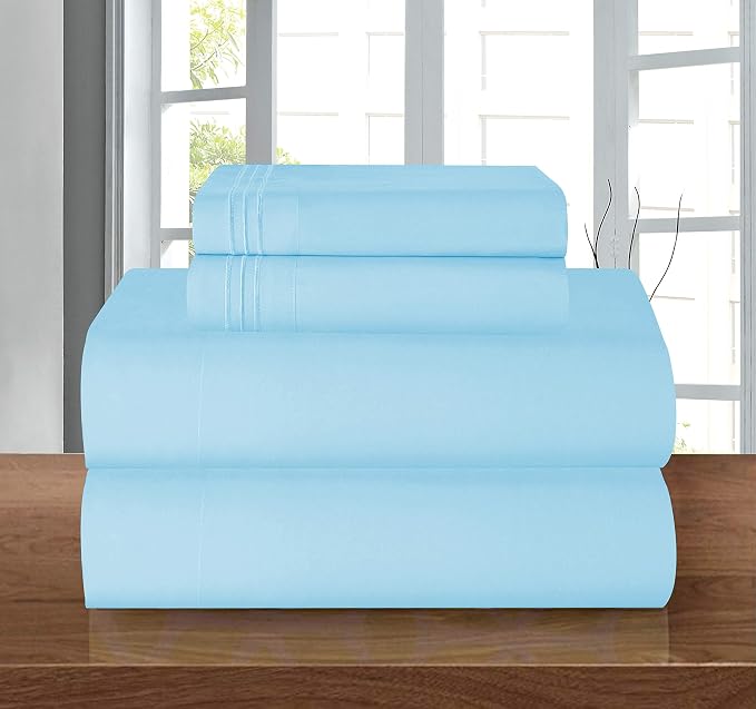 Elegant Comfort Luxury 1500 Premium Hotel Quality Microfiber 4-Piece Sheet Set - Image 2