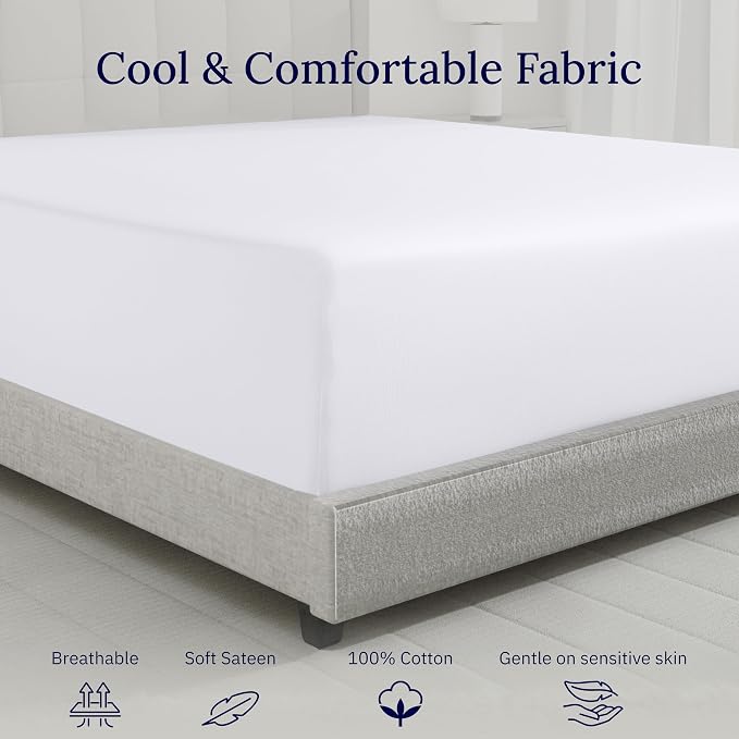 California Design Den Queen Size Fitted Sheet Only - Image 7