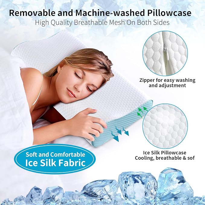 Memory Foam Pillows Neck Pillow Bed Pillow - Image 2