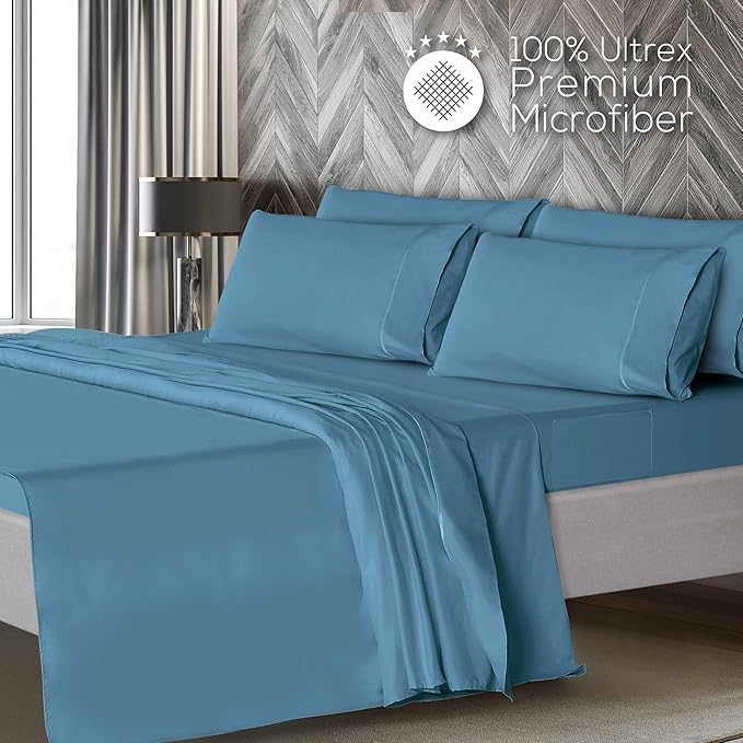 Mueller Luxury 6 Piece Queen Sheet Set - Image 3