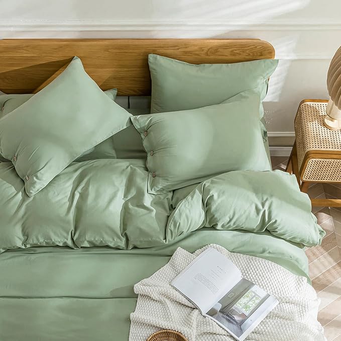 JELLYMONI Cotton Duvet Cover Cal King Size - Image 3