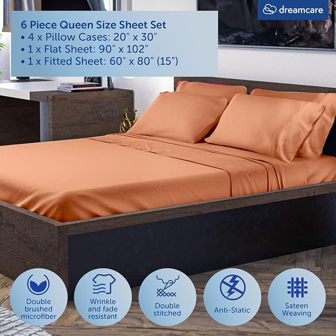 DREAMCARE Queen Sheet Set - Image 6