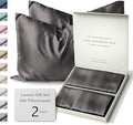 SUNDAYSILKS™ Silk Pillow Cases 2 PACK | 22 Momme Mulberry Silk Pillowcase Set by ColoradoHomeCo