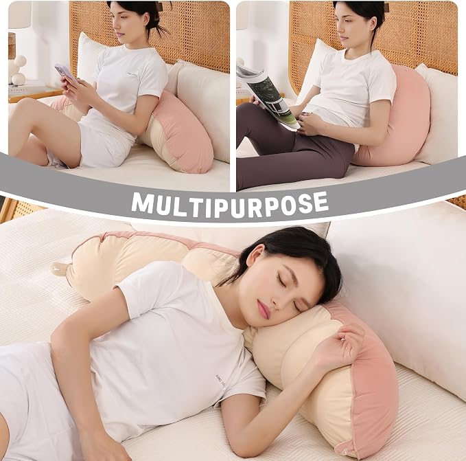 Peallow – Long Round Body Pillow - Image 6