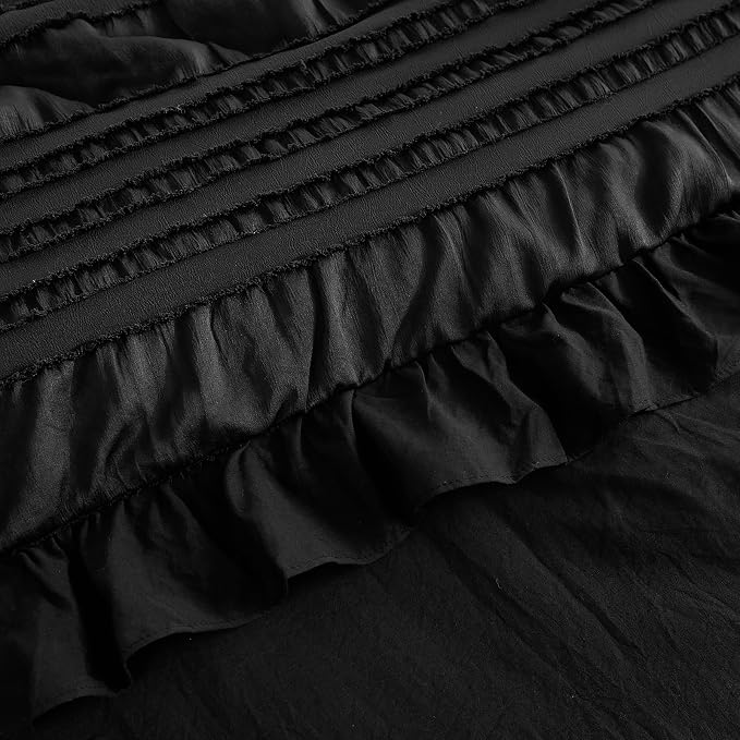 WONGS BEDDING Comforter Full Size, Soft Seersucker Textured Bedding Set Full - Image 5