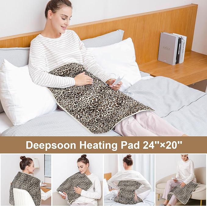 Deepsoon Heating Pad, Electric Heating Pads - Image 2
