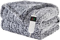 Heated Blanket Heated Throw, Electric Blanket 50"x60" Heating Blanket by PENGZHUTECHNOLOGY
