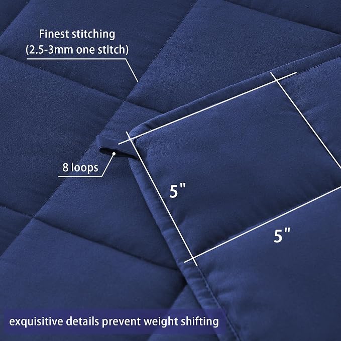 yescool Weighted Blanket for Adults Cooling Heavy Blanket for Sleeping Perfect - Image 4