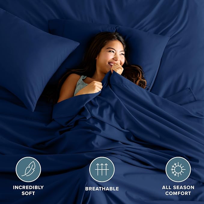 Bare Home King Flat Sheet - Image 3