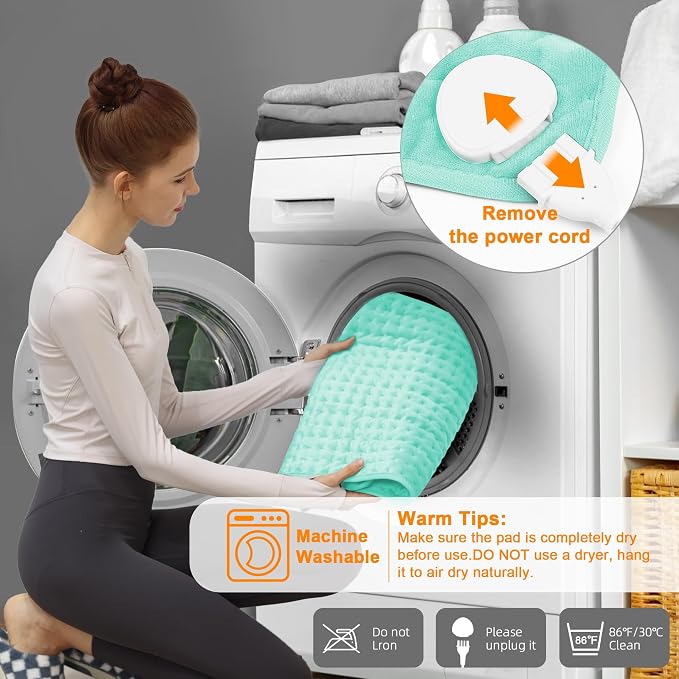 Deepsoon Heating Pad, Electric Heating Pads - Image 6