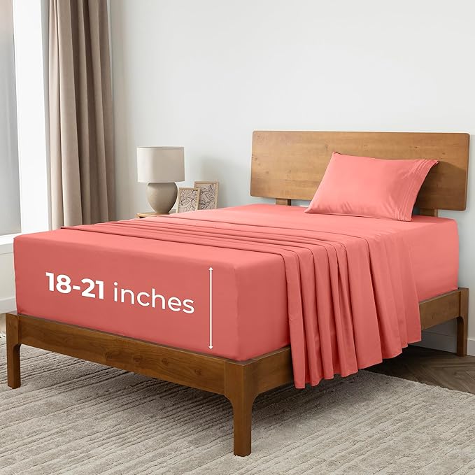 Mellanni Extra Deep Twin Sheets by Mellanni