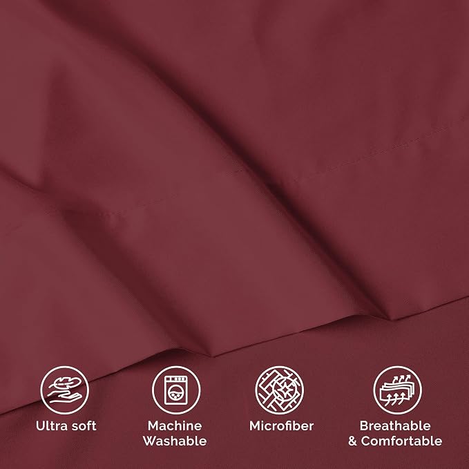 Luxury Flat Sheet on Amazon Elegant Comfort Wrinkle-Free 1500 Premier Hotel - Image 7