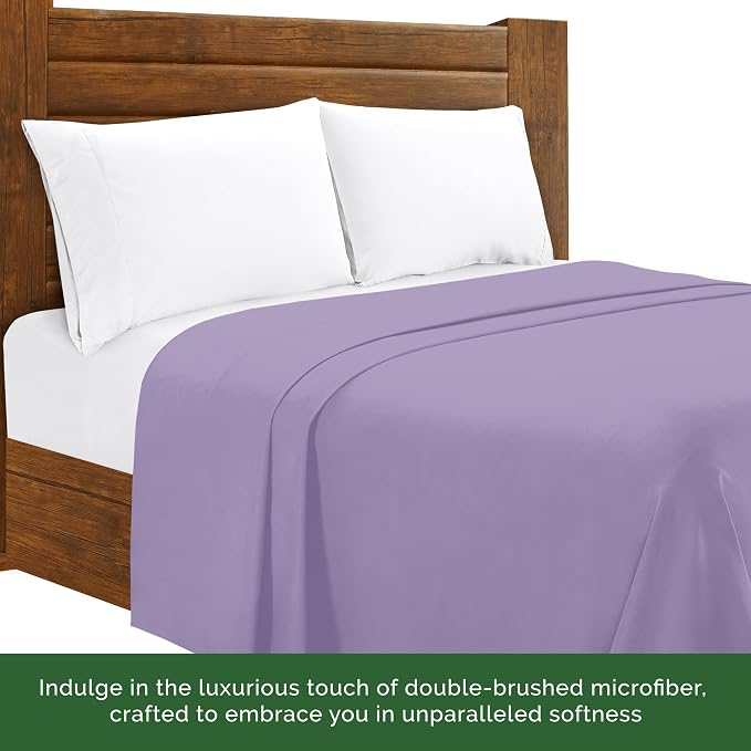 Luxury Flat Sheet on Amazon Elegant Comfort Wrinkle-Free 1500 Premier Hotel - Image 6