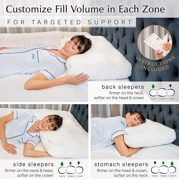 Aricove Bed Pillow for Sleeping, Side Sleeper Pillow for Adults, Queen Size - Image 6