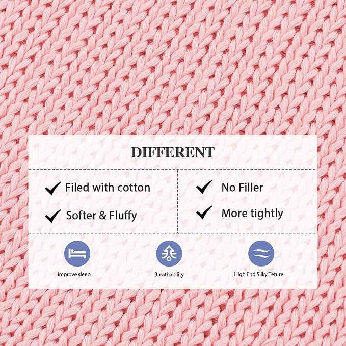 L'AGRATY Knitted Weighted Blanket - Image 3