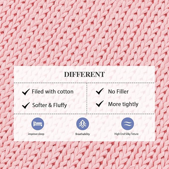 L'AGRATY Knitted Weighted Blanket - Image 7