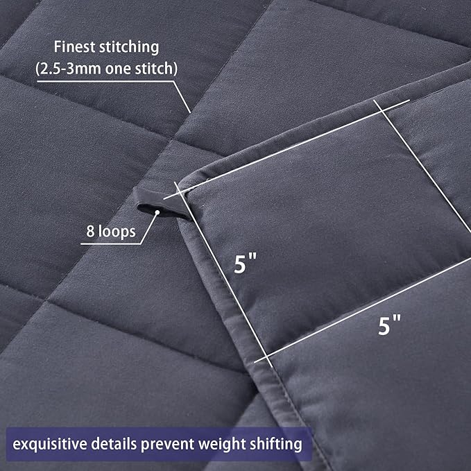 yescool Weighted Blanket for Adults Cooling Heavy Blanket for Sleeping Perfect - Image 4