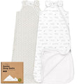 2-Pack Organic Baby Sleep Sacks, 100% Cotton by KeaBabies