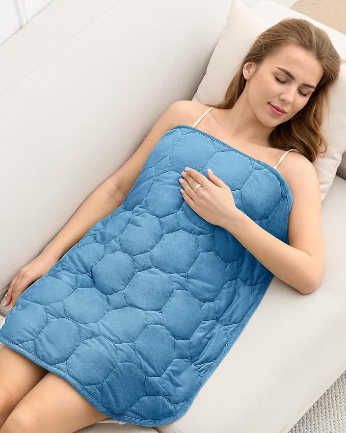 Cottonblue Weighted Lap Blanket 7lbs, Cozy Luxury Crystal Velvet Weighted by Cottonblue