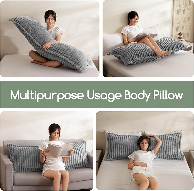 HIGOGOGO Memory Foam Body Pillow, Thickened Large Long Bed Pillow - Image 4
