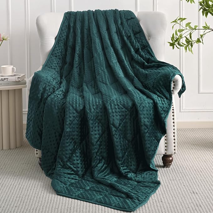 Mr. Sandman Weighted Blanket for Adults Queen Size 20 lbs, Soft Cooling Heavy - Image 8