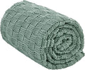 Knitted Weighted Blanket for Adult, No Beads Heavy Blanket 50” x 60'' 10lbs by Unknown