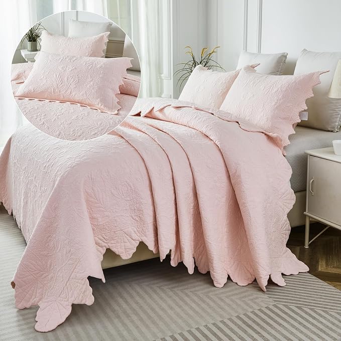 Brandream Luxury Cotton Quilt Set Queen Size - Image 5