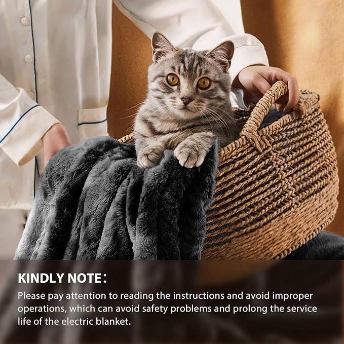 Homemate Electric Heated Blanket Twin Size - Image 6