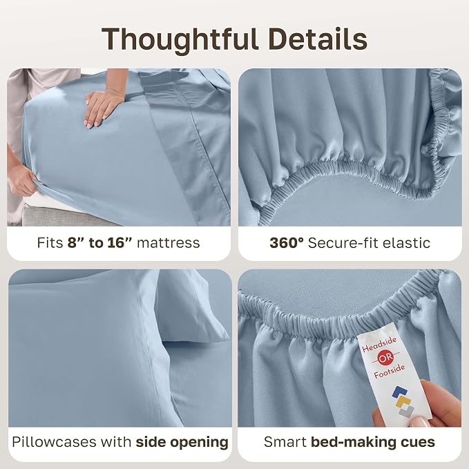 California Design Den Queen Size Sheet Set - Image 5