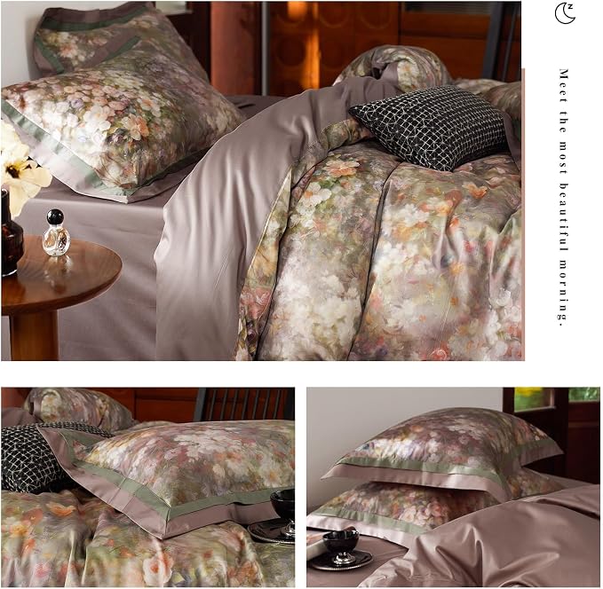 mixinni Vintage Floral Duvet Cover Set - Image 7
